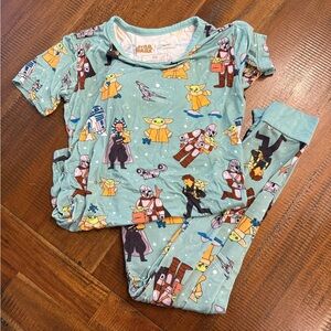 Star Wars Kids little sleepies Pajamas - Green